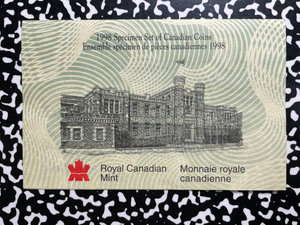 1998 Canada 7x Coin Specimen Set Lot#B2722 With Case & C.O.A.