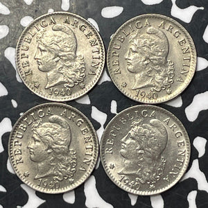 1940 Argentina 5 Centavos (4 Available) (1 Coin Only) High Grade! Beautiful!