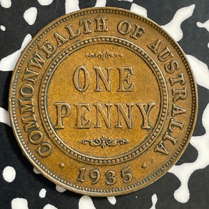 1935 Australia 1 Penny Lot#E7476