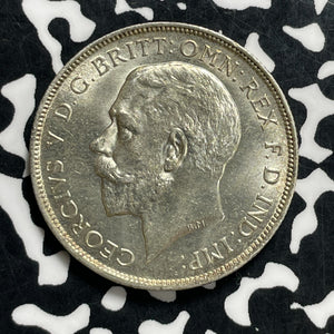 1916 Great Britain 1 Florin Lot#JM9962 Silver! High Grade! Beautiful!