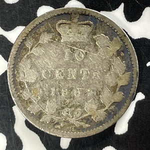1882-H Canada 10 Cents Lot#T4837 Silver!