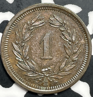 1918-B Switzerland 1 Rappen Lot#T9877