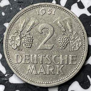 1951-F West Germany 2 Mark Lot#D7365