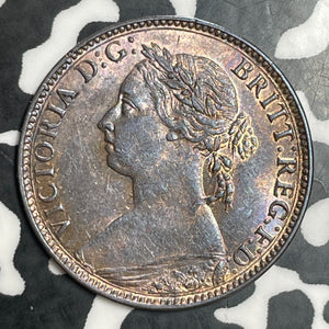 1881-H Great Britain Farthing Lot#T3602 High Grade! Beautiful!
