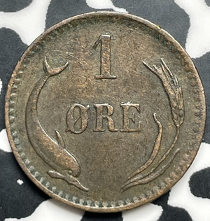 1883-CS Denmark 1 Ore Lot#T9883