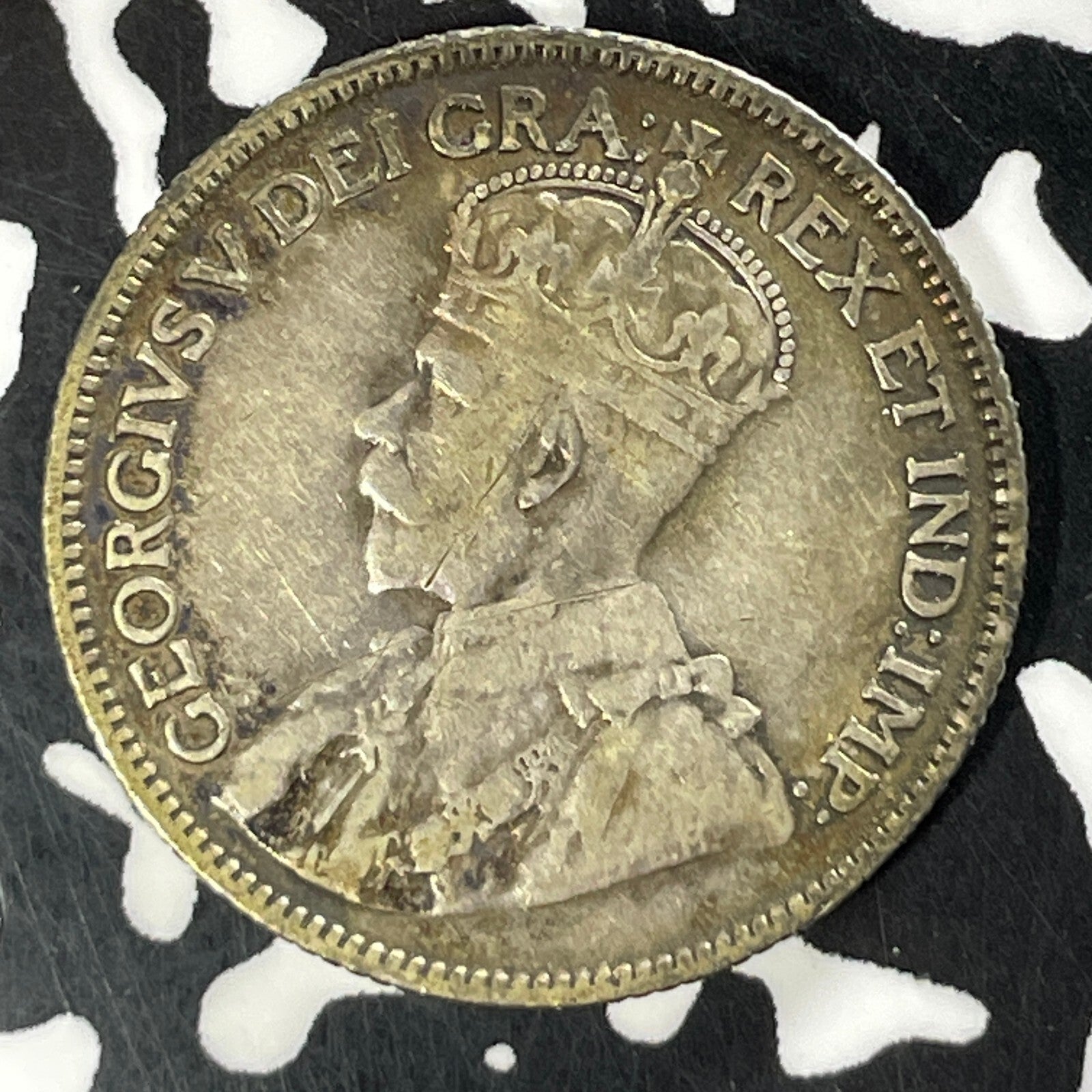 1914 Canada 25 Cents Lot#T4863 Silver!