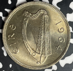 1964 Ireland 1 Florin Lot#T9853 High Grade! Beautiful!
