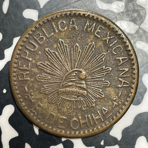 1915 Mexico Chihuahua 10 Centavos Lot#T3385