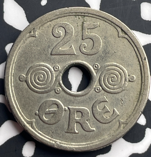 1953 Denmark 25 Ore Lot#T8971