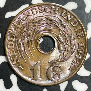 1942-P Netherlands East Indies 1 Cent Lot#T2603 High Grade! Beautiful!