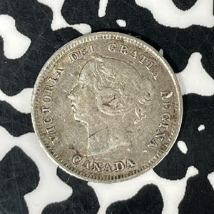 1885 Canada 5 Cents Lot#JM9407 Silver! Nice! Better Date