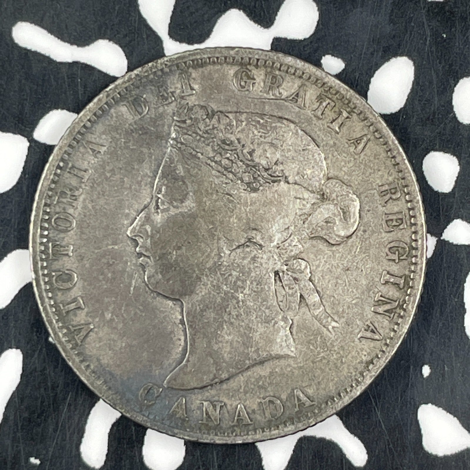1874-H Canada 25 Cents Lot#JM1367 Silver!