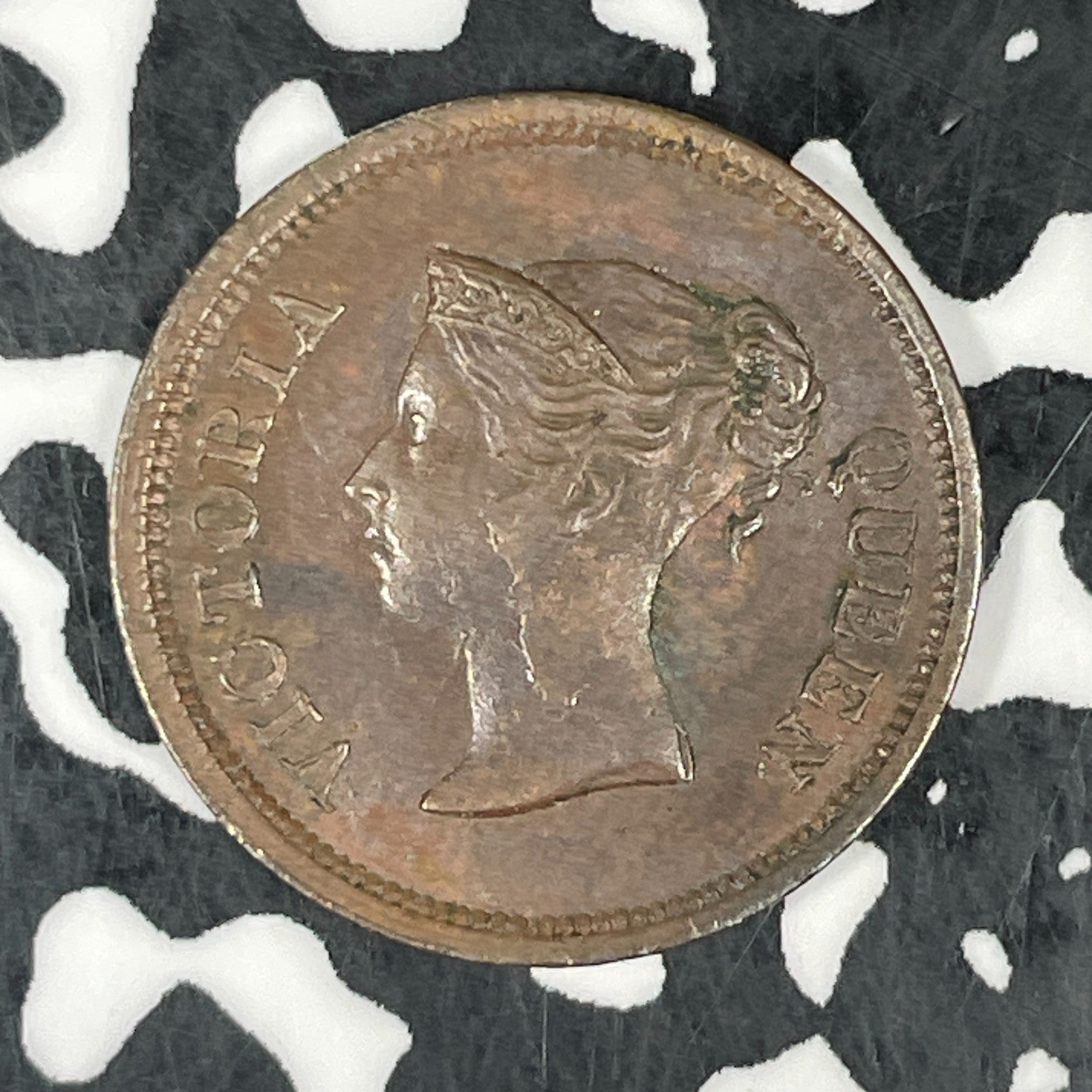 1845 Straits Settlements 1/4 Cent Lot#JM0428 High Grade! Beautiful!