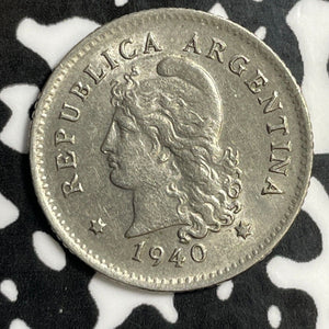 1940 Argentina 10 Centavos Lot#E5741 Nice!