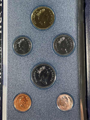 1991 Canada 6x Coin Specimen Set Lot#B2157 With Case & C.O.A