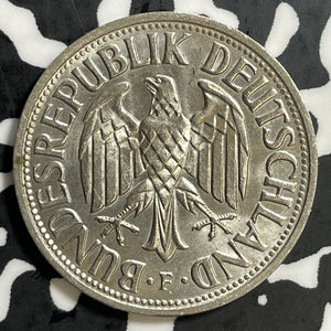 1950-F West Germany 1 Mark Lot#E6976 High Grade! Beautiful!