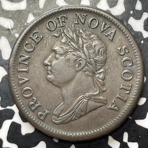 1832 Nova Scotia 1 Penny Token Lot#JM9011 Nice!