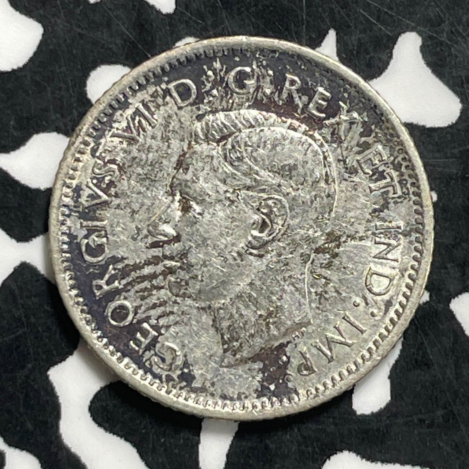 1941 Canada 10 Cents Lot#C0682 Silver! Nice!