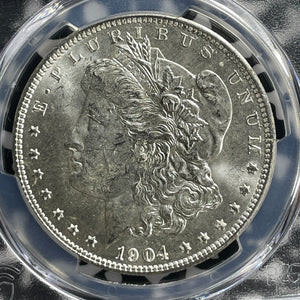 1904-O U.S. $1 Morgan Dollar PCGS MS63 Lot#G416 Silver! Choice UNC!