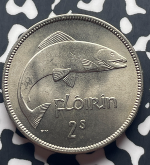 1955 Ireland 1 Florin Lot#T8888 High Grade! Beautiful!