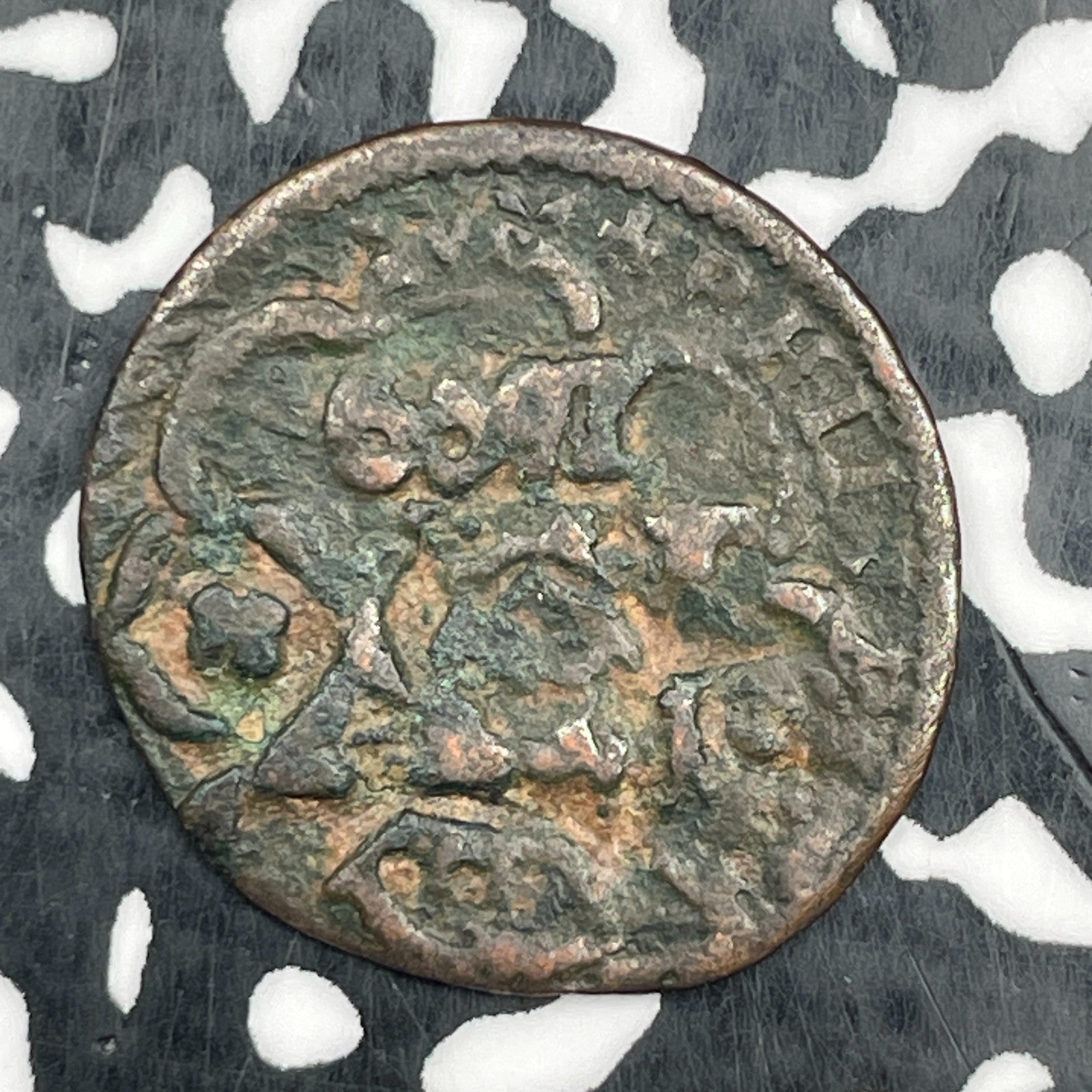 1659 Spain 2 Marevedis Overstruck Type Lot#N0883