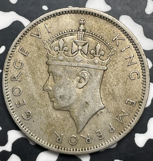 1947 Southern Rhodesia 2 Shillings Lot#T9881