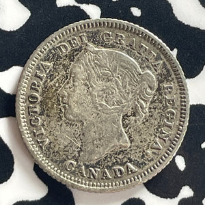 1881-H Canada 5 Cents Lot#T7812 Silver!