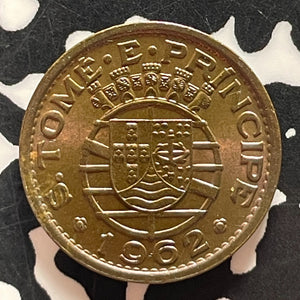 1962 St. Thomas Prince 20 Centavos Lot#T5004 High Grade! Beautiful!