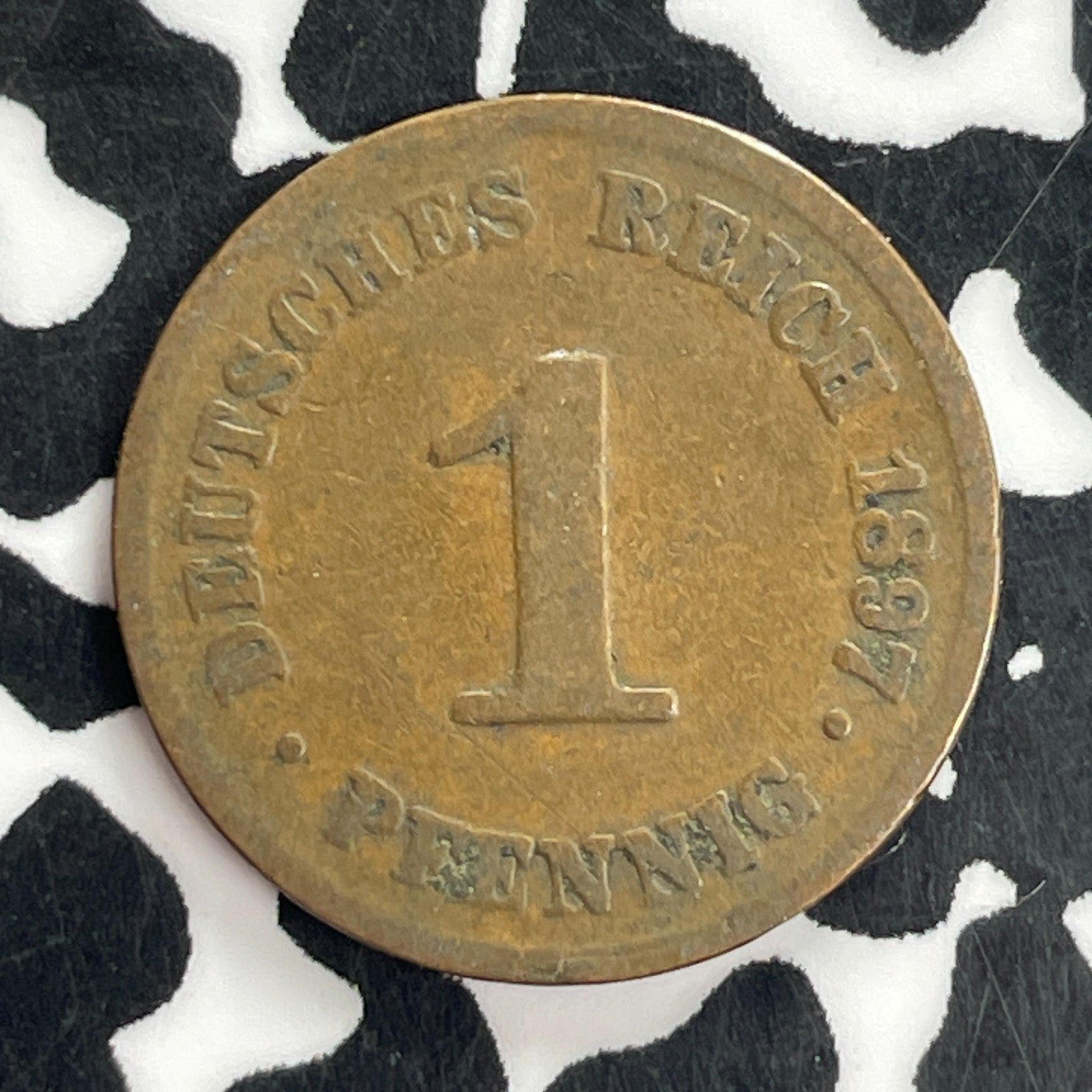 1897-A Germany 1 Pfennig Lot#C3946