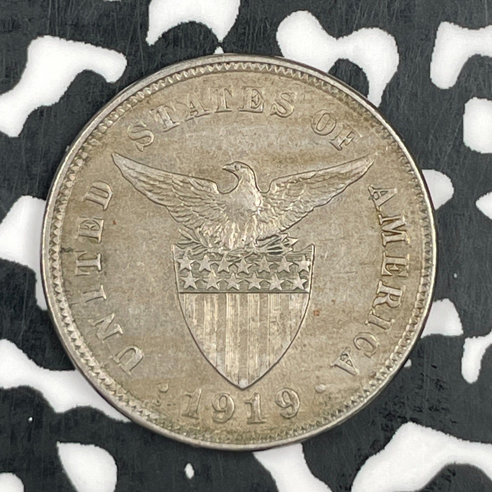 1919-S U.S. Philippines 5 Centavos Lot#JM1458 Nice! Key Date!