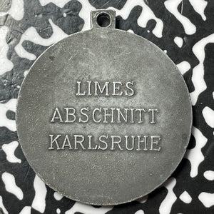 1938 Germany Karlsruhe Julius Berger Westbau Zinc Medal Lot#JM6904 36mm
