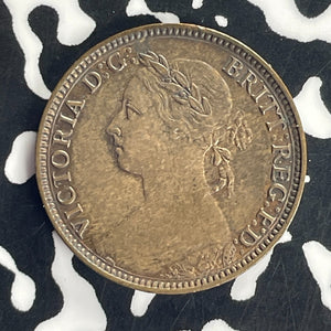 1881-H Great Britain Farthing Lot#T8668 Nice!