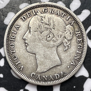 1858 Canada 20 Cents Lot#JM7394 Silver!