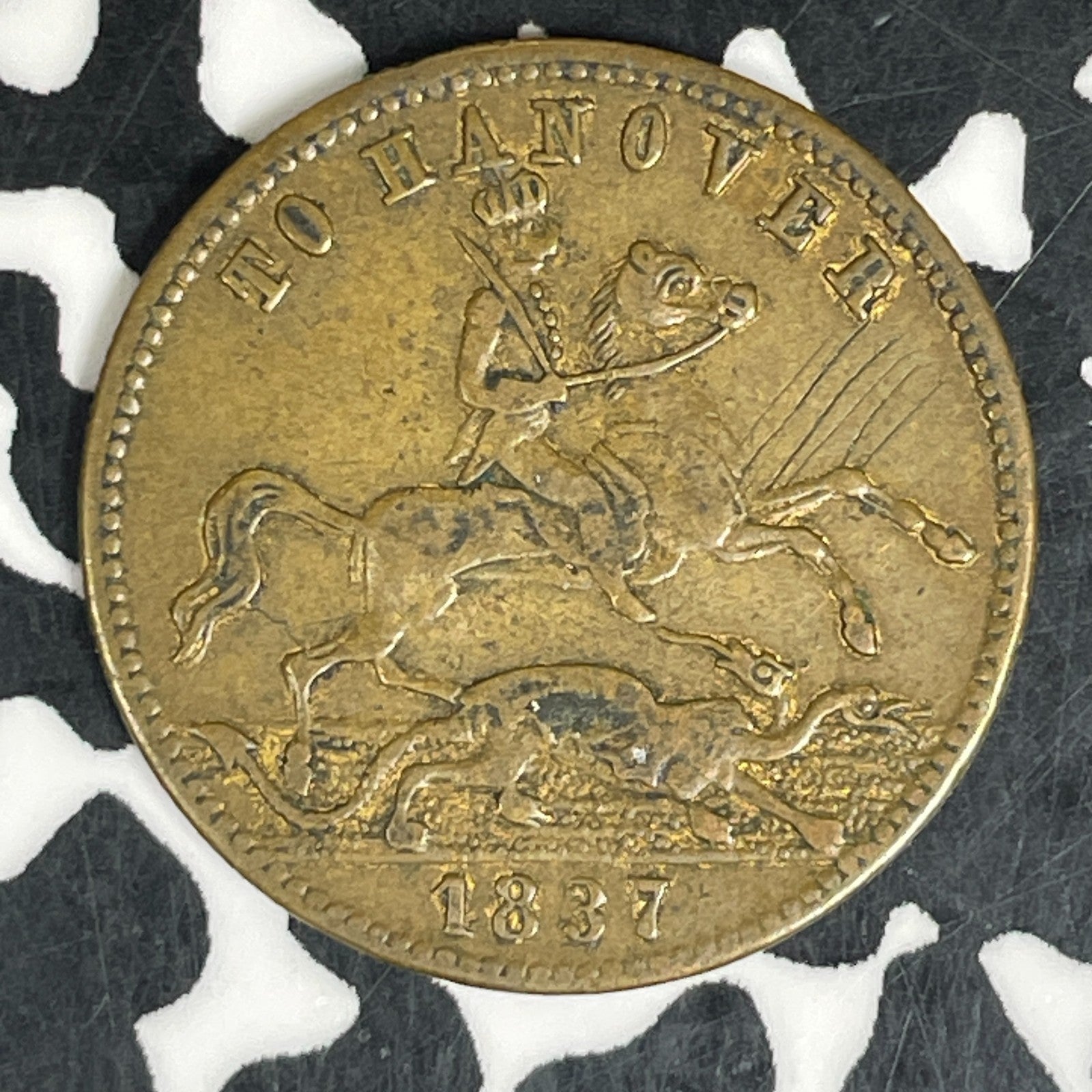 1837 Great Britain Victoria To Hannover Token Lot#C6136