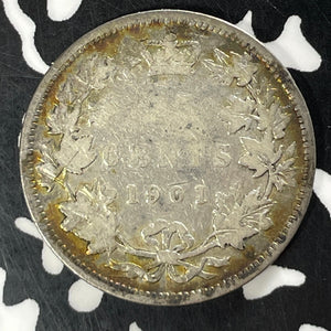 1901 Canada 25 Cents Lot#T4861 Silver!