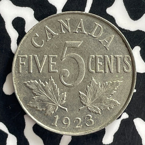1923 Canada 5 Cents Lot#C1221
