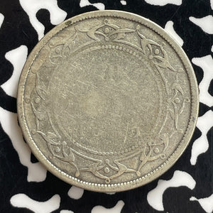 1885 Newfoundland 50 Cents Lot#T7682 Silver! Key Date!