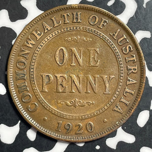 1920 Australia 1 Penny Lot#T1536 Without Dots