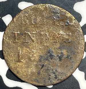 18?? Netherlands East Indies 1 Cent Lot#T9954 Corrosion
