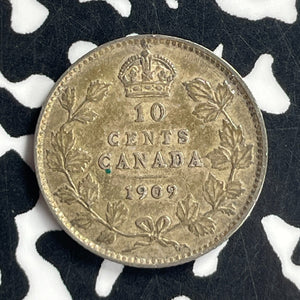 1909 Canada 10 Cents Lot#T7052 Silver!