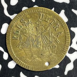 Undated Germany J.M. Zeiser Spiel Token Lot#T6799 Holed