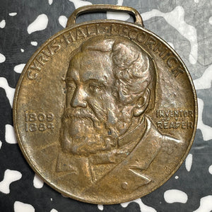 1931 U.S. Cyrus Hall/Centennial of the Reaper Medal Lot#T2471