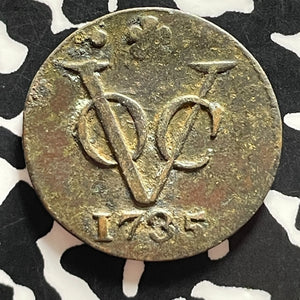 1735 Netherlands East Indies Zeeland 1 Duit Lot#T4341