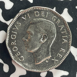 1949 Canada 5 Cents Lot#T7589 High Grade! Beautiful!