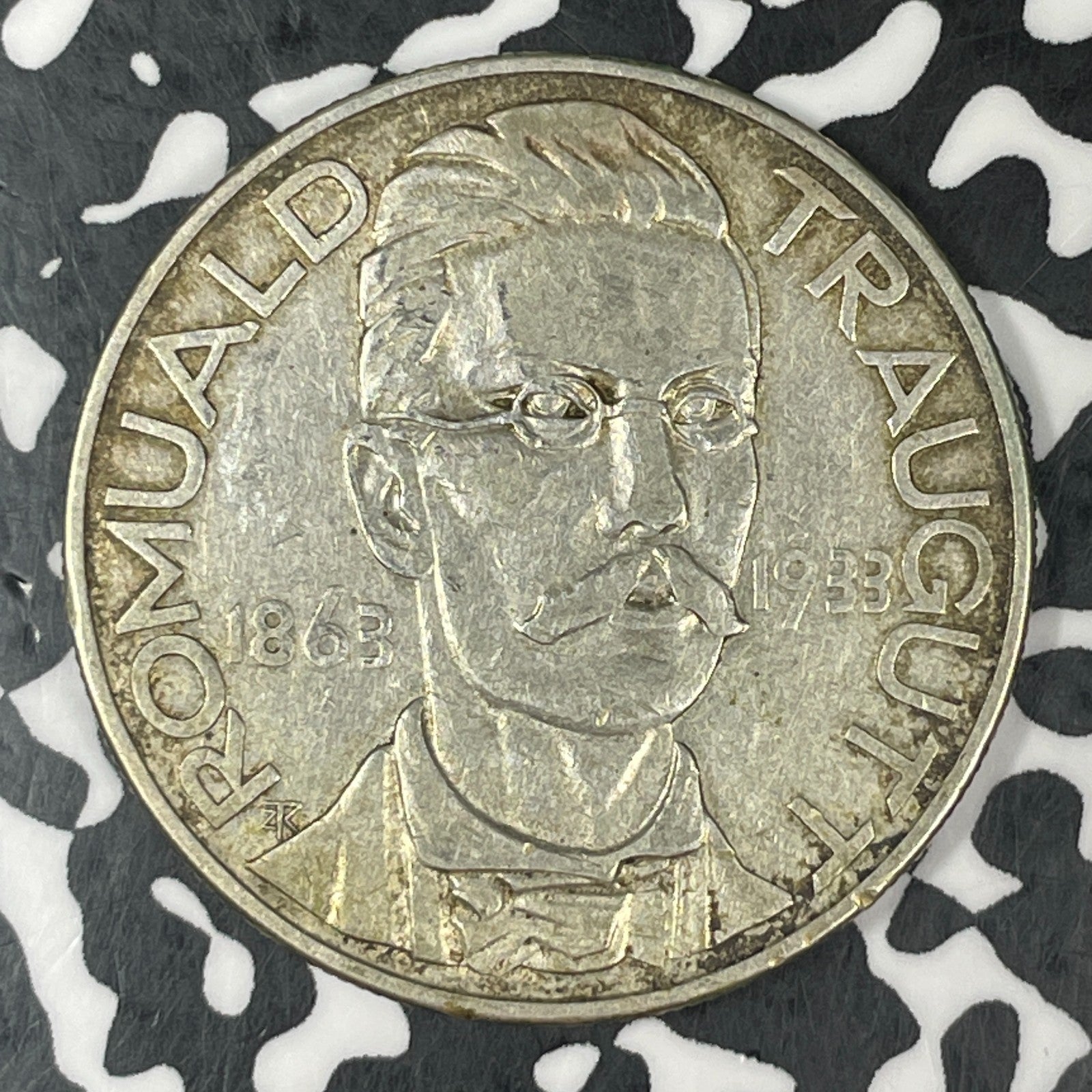 1933 Poland Romuald Traugutt 10 Zlotych Lot#JM0489 Silver! Y#24