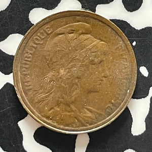 1913 France 1 Centime Lot#T5747 High Grade! Beautiful!