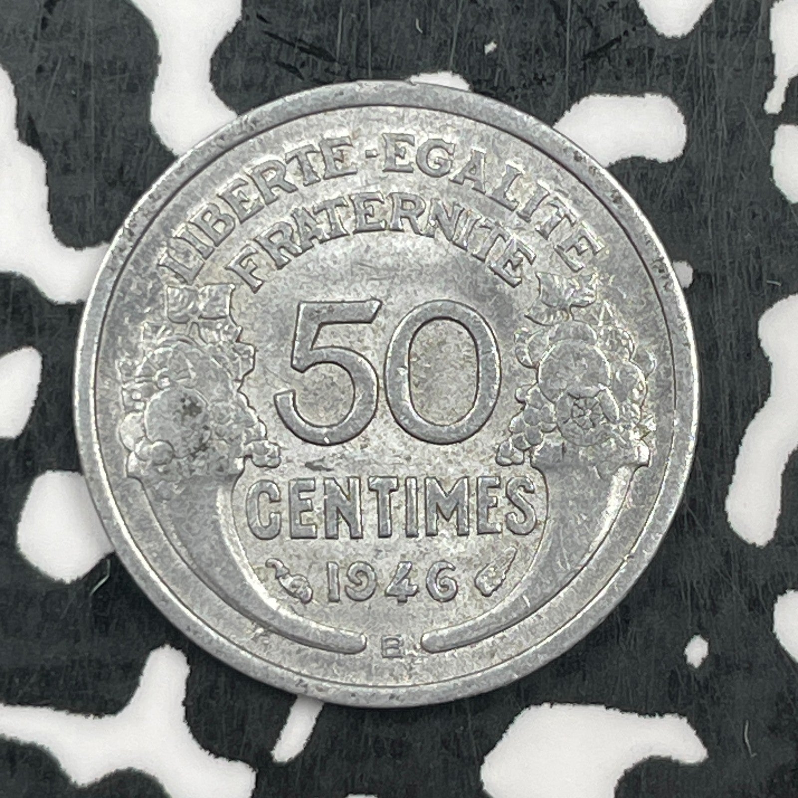 1946-B France 50 Centimes Lot#F6987 KM#894.2