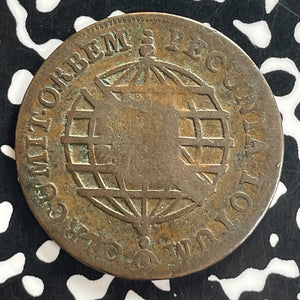 (1809) Brazil 20 Reis Counterstamped On 1790 10 Reis Lot#T7646