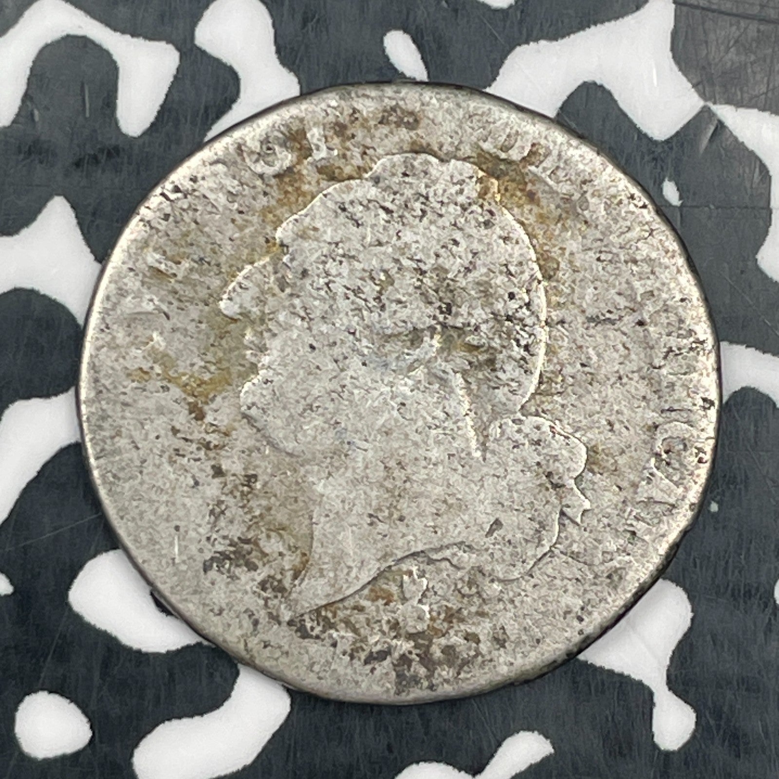 1791-AA France 15 Sols Lot#N3158 Silver! Scarce!