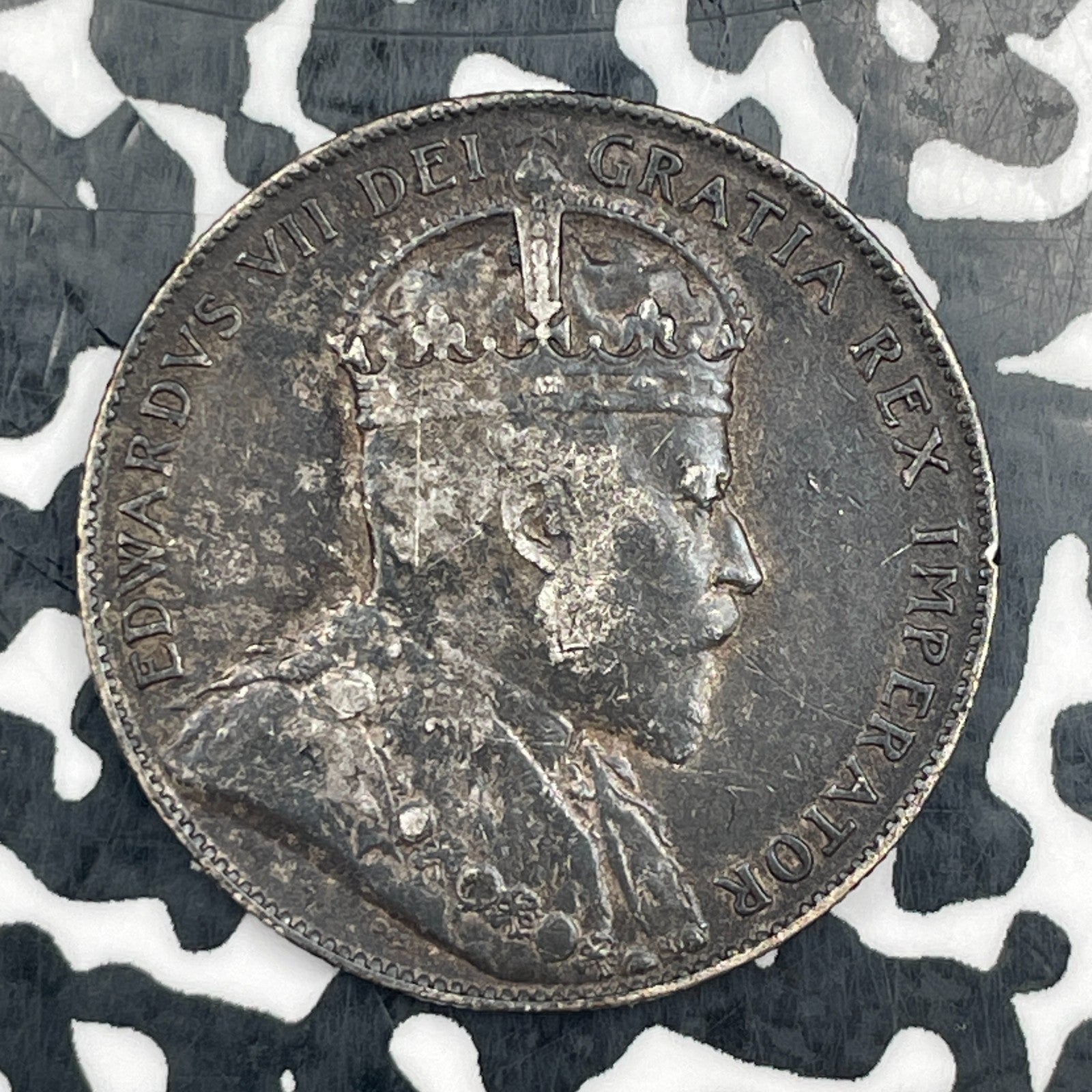 1908 Newfoundland 50 Cent Lot#N3282 Silver!